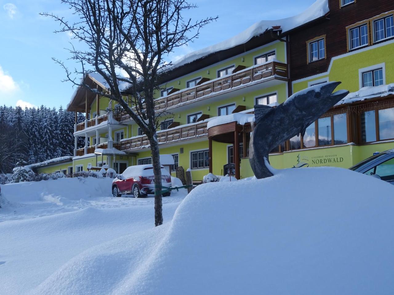 Gasthof-Pension Nordwald Harbach エクステリア 写真
